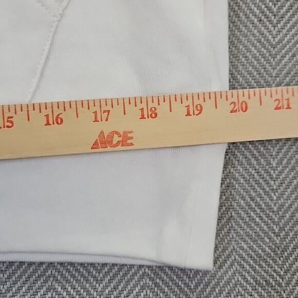 True Religion Men's Pullover Colorblock Hoodie Sweatshirt White Black 103140 LG - Picture 14 of 16